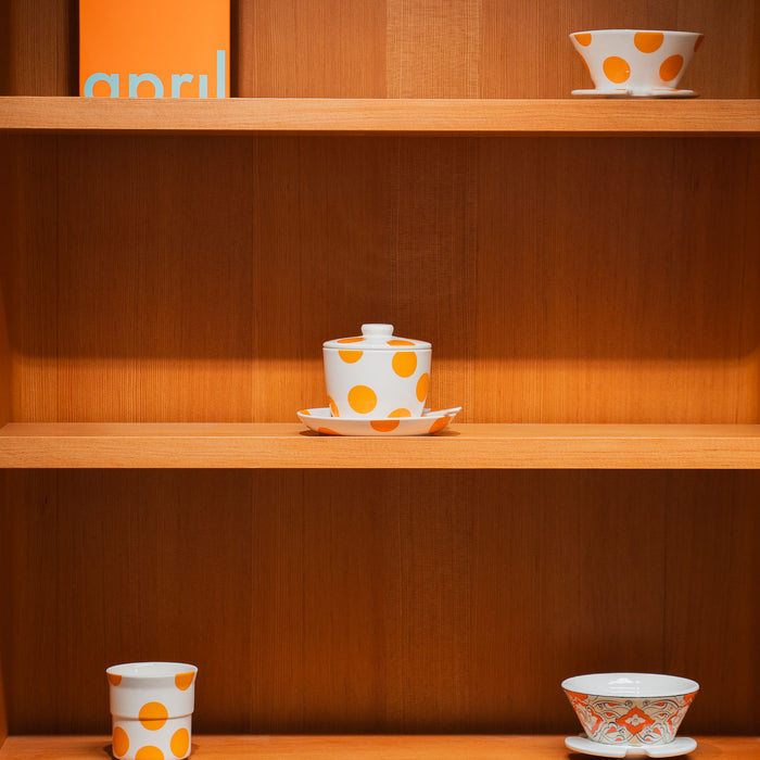 The April Filter Cup Kit ORANGE DOTS
