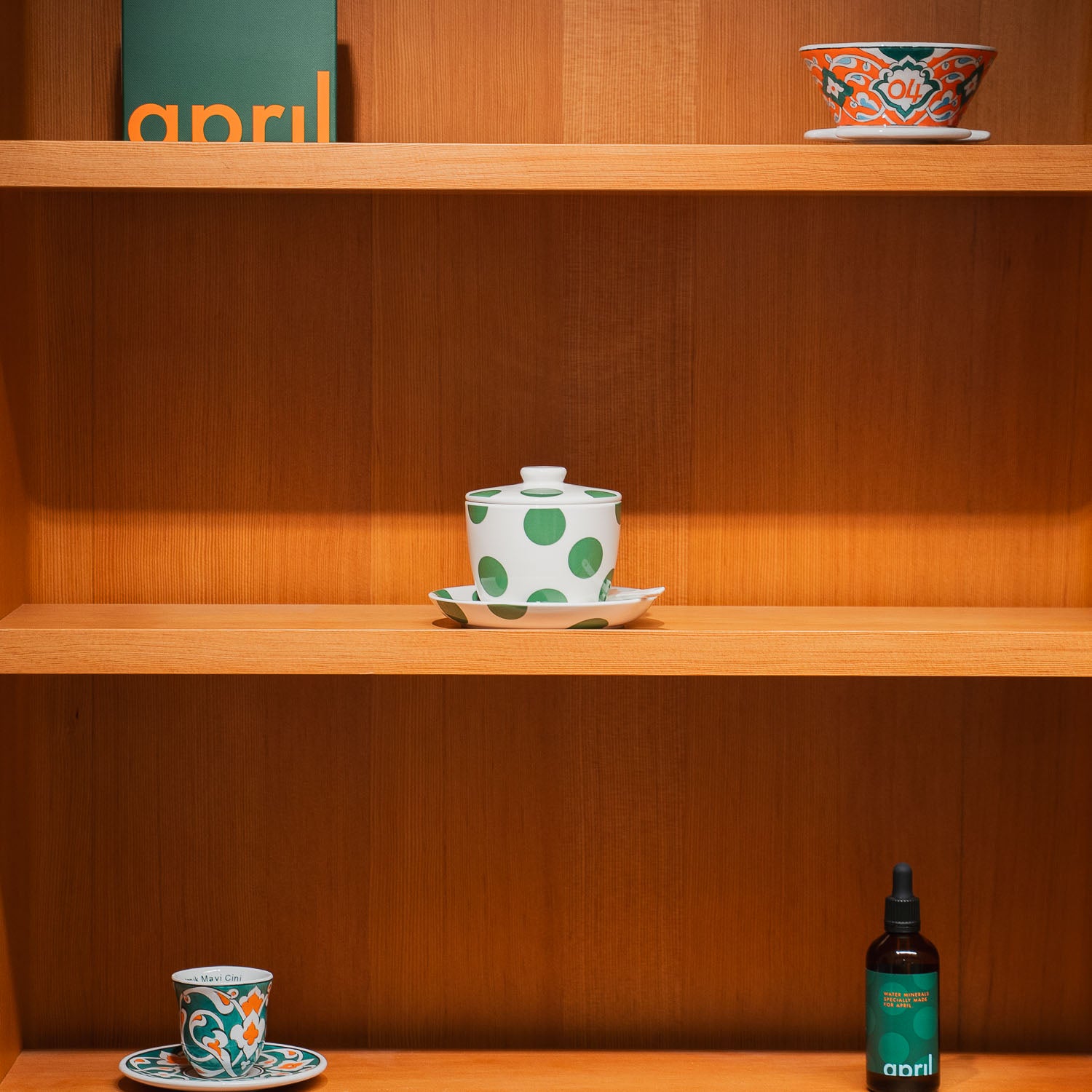 The April Filter Cup Kit GREEN DOTS