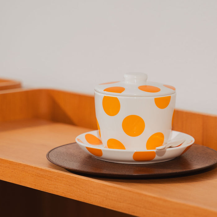 The April Filter Cup Kit ORANGE DOTS