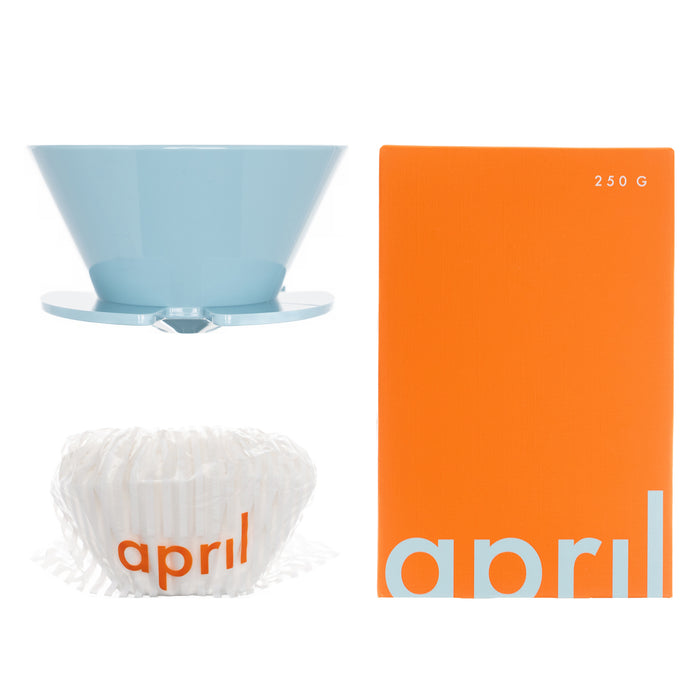 Plastic Brewer + Paper Filter + 250g Filter Beans
