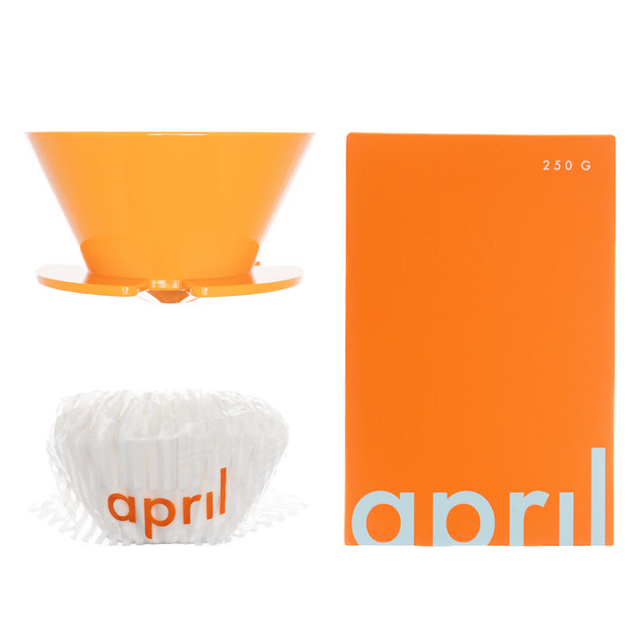 Plastic Brewer + Paper Filter + 250g Filter Beans