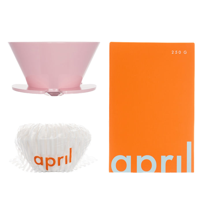 Plastic Brewer + Paper Filter + 250g Filter Beans